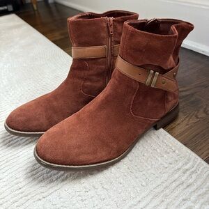 Clarks Collection Camzin Leather Buckle Boots